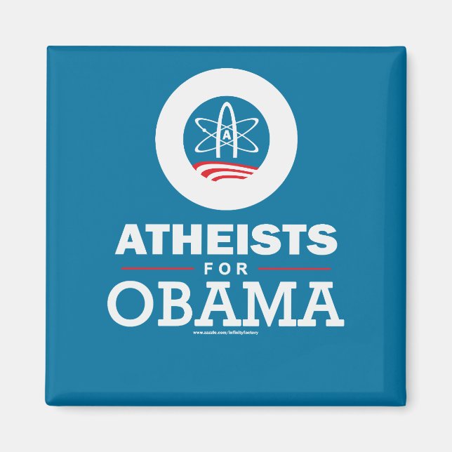 Atheister för Obama Magnet (Framsidan)