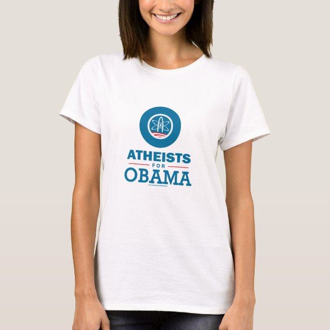 Atheister för Obama Tee (Framsida)