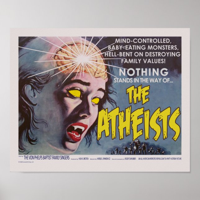 Atheists Spoof Movie Poster (portfölj) (Framsidan)