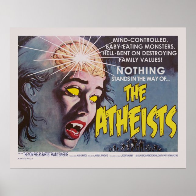 Atheists Spoof Movie Poster (stor) (Framsidan)