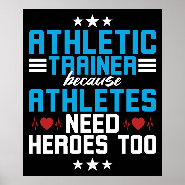 Atheletic Trainer eftersom Idrottare Poster (Framsidan)