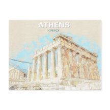 Athen Grekland – Forntida Stad Resminne