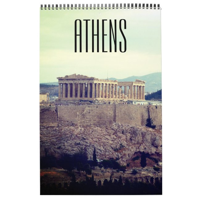 athen grekland kalender (Omslag)