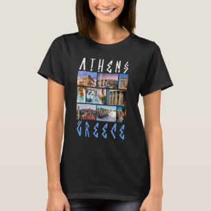 Athen Grekland Kända sevärdheter - Souvenir från G T Shirt