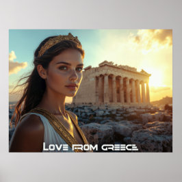 ATHEN - GREKLAND POSTER