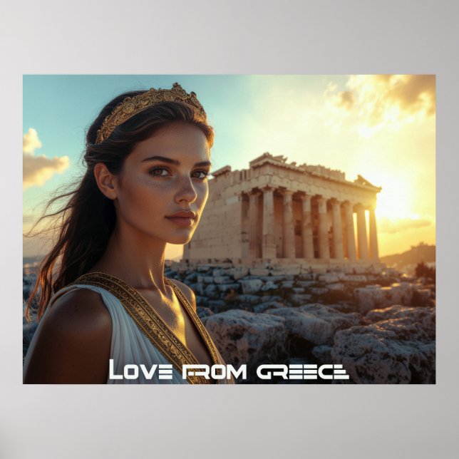 ATHEN - GREKLAND POSTER (Framsidan)