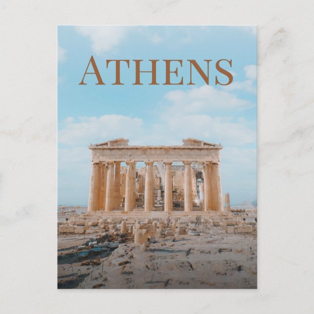 Athen Grekland Vykort (Framsida)