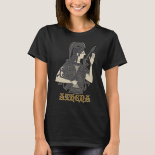 Athena De visdoms gudinna i den grekiska mytologin T Shirt