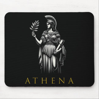 Athena Goddess gudinna och Krig Musmatta