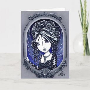 "Athena" Gothic Tattoo Fairy Art Card Kort
