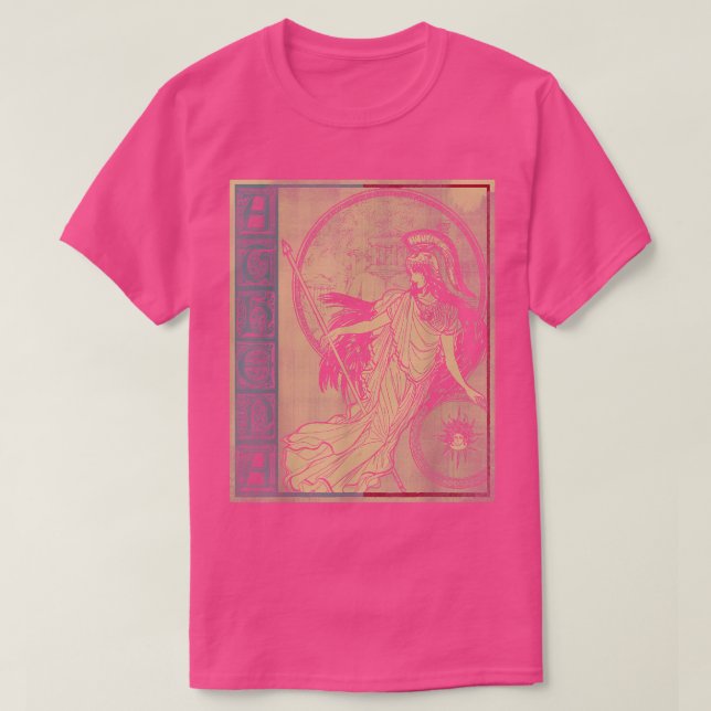 Athena guddess greek mythology t shirt (Design framsida)