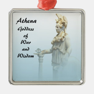 Athena i Mist Julgransprydnad Metall