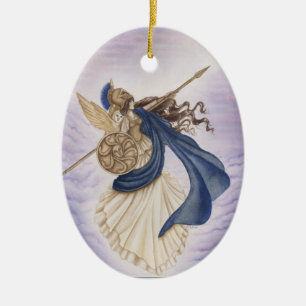Athena Julgransprydnad Keramik