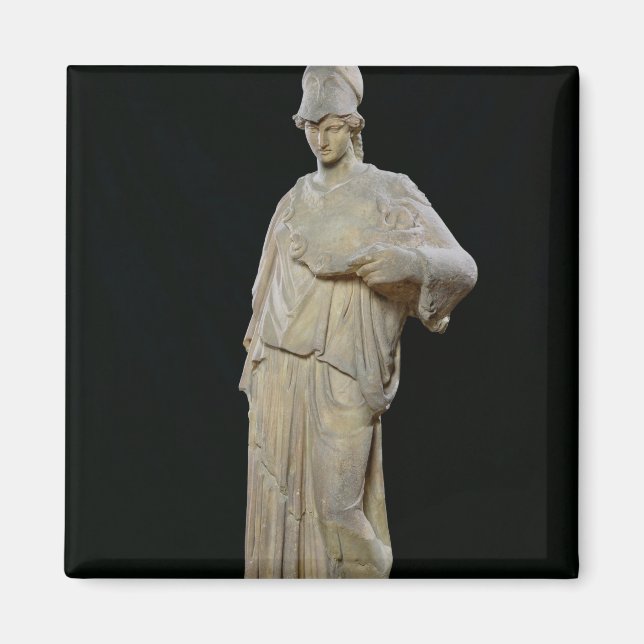 Athena med en cist, romersk kopia av 1900-talet magnet (Framsidan)