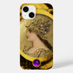 ATHENA MED FANTASY GRIFFINS OCH LILA GEMSTONE