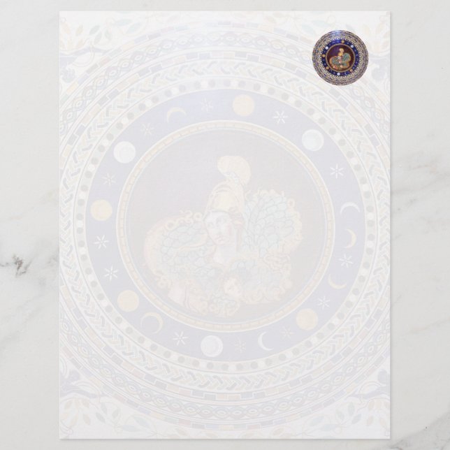 Athena-mosaik i Vatikanmuseerna (Framsida)