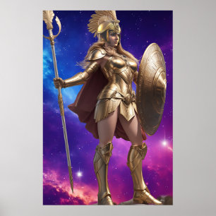 Athena Mythology Series Poster