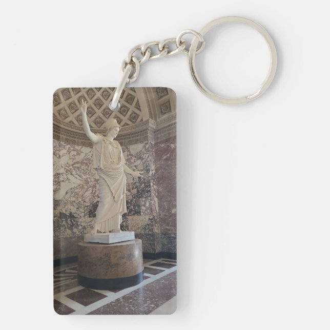 Athena of Velletri Souvenir Acrylic Keychain (Baksidan)
