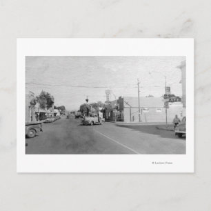 Athena, Oregon Main Street View Photograph Vykort