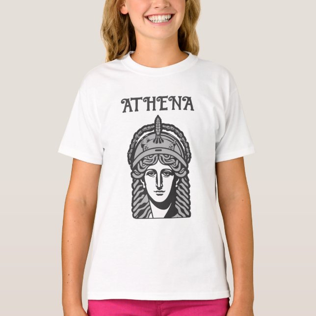 Athena, Patron Goddess från Aten T-Shirt (Framsida)