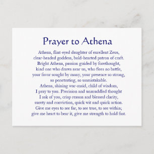 Athena Postcard Vykort