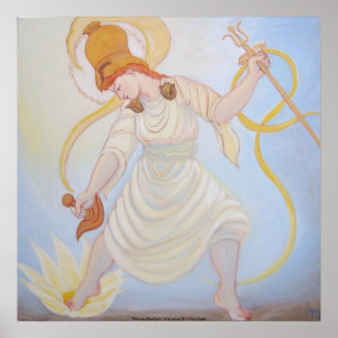 Athena som en Naro Dakini Poster