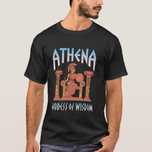 Athena Vishetens Gudinna Olympier Forngrekisk M T Shirt