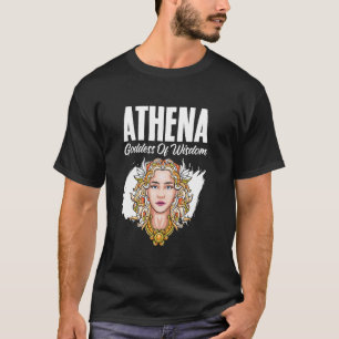 Athena vishetens gudinna Olympierna Antikens Grekl T Shirt