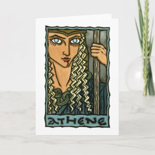 Athene Greeting Card Kort
