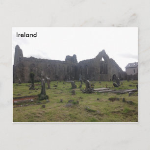 Athenry Dominican Priory. Co Galway, Irland Vykort