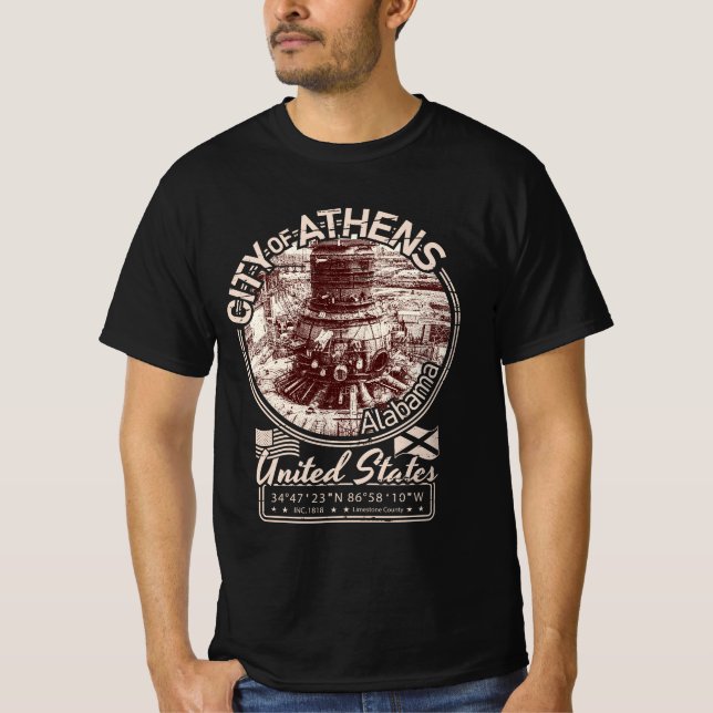 ATHENS ALABAMA - KRAFTVERK T SHIRT (Framsida)