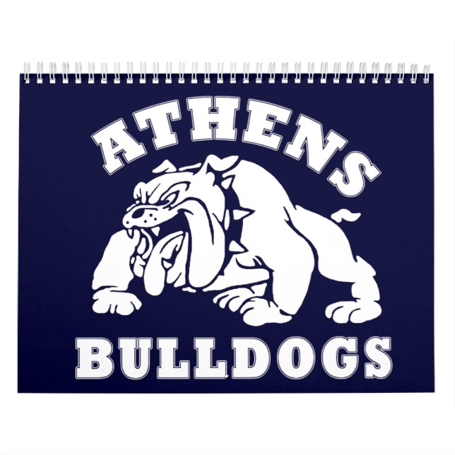 Athens bulldoggkalender kalender (Omslag)