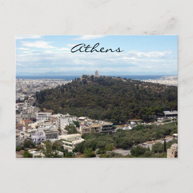 athens filopappos vykort (Framsida)