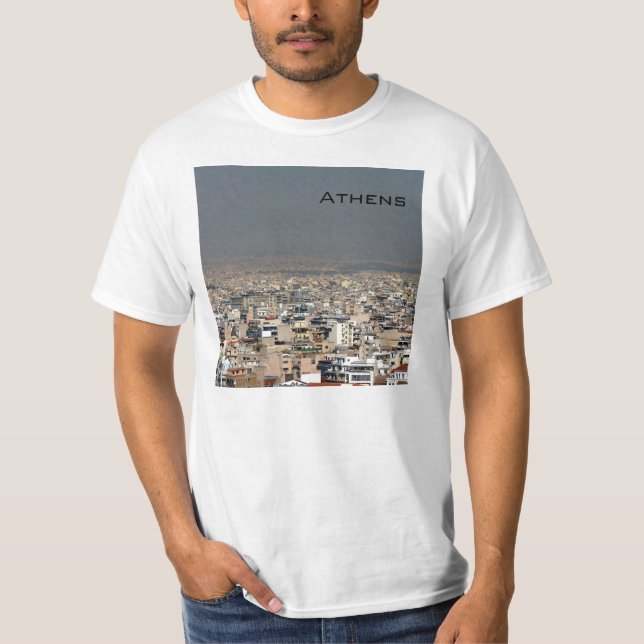 Athens Grekland, Athens Tee Shirt (Framsida)