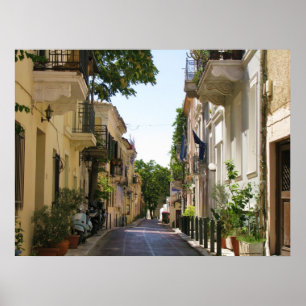 Athens Grekland fotografiaffisch Poster