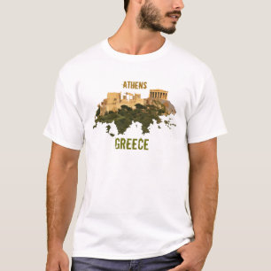Athens Grekland grekskjorta T-shirt