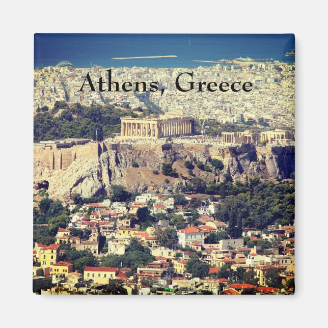 Athens Grekland Magnet (Framsidan)