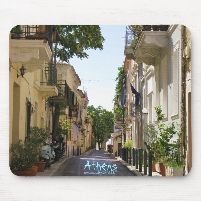 Athens Grekland mousepaddesign Musmatta (Framsidan)