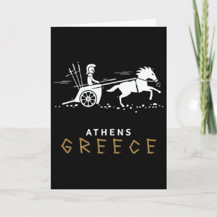 Athens Grekland Stridsvagn Resa Semester Män Och P Kort