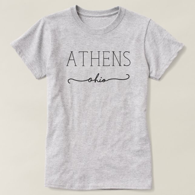Athens Ohio skjortadesign 2 T-shirt (Design framsida)