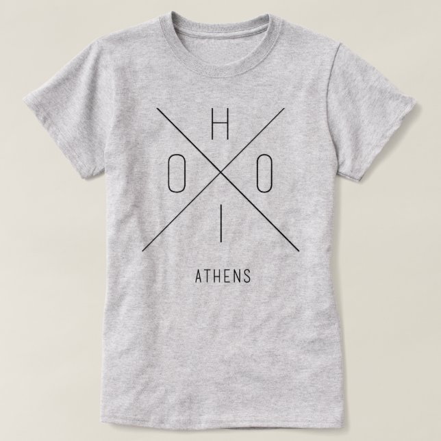 Athens Ohio skjortadesign 4 T Shirt (Design framsida)