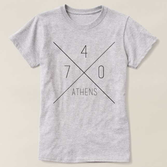 Athens Ohio skjortadesign 7 Tee Shirt (Design framsida)