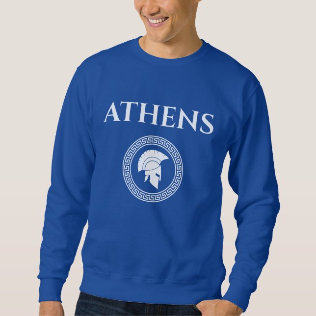 Athens Spartansk Lång Ärmad Tröja (Framsida)