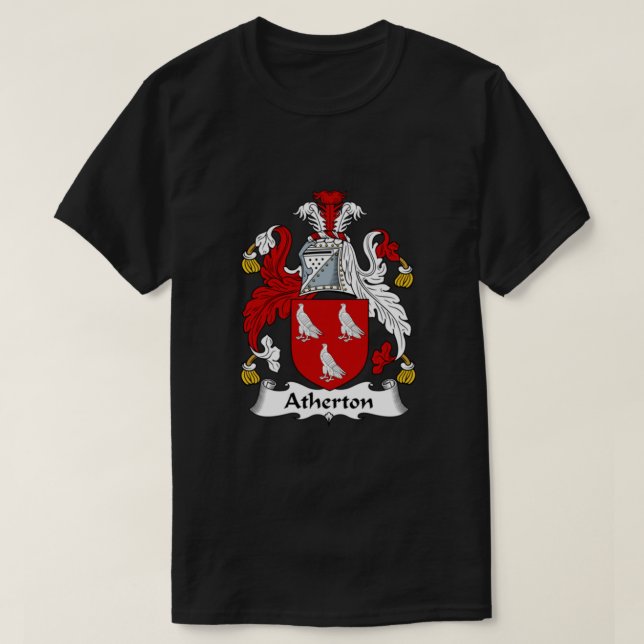 Atherton Coat of Arms - Family Crest Shirt Essenti T (Design framsida)