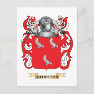 Atherton Jackar av Arm (Family Crest) Vykort
