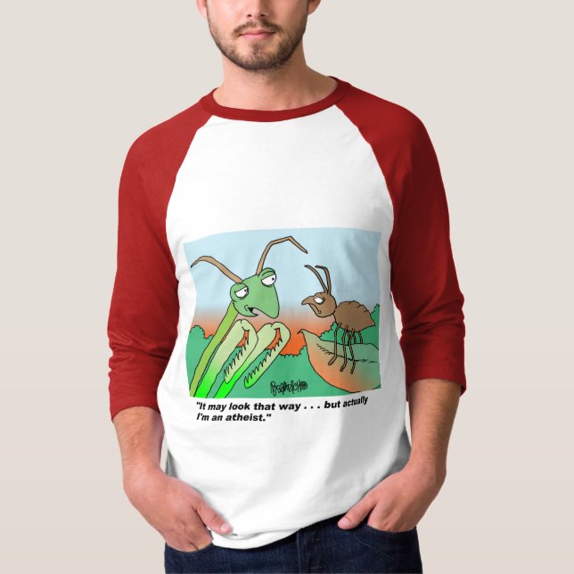 Athiest bönsyrsa t-shirt (Framsida)