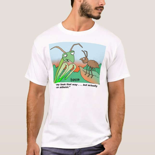 Athiest bönsyrsa tee (Framsida)