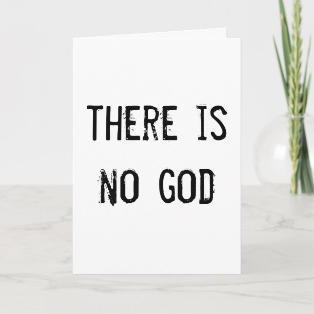 Athiest helgdagkort helgkort (Framsida)