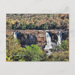 Athirappilly Falls, Panchayath, Kerala, Indien Vykort