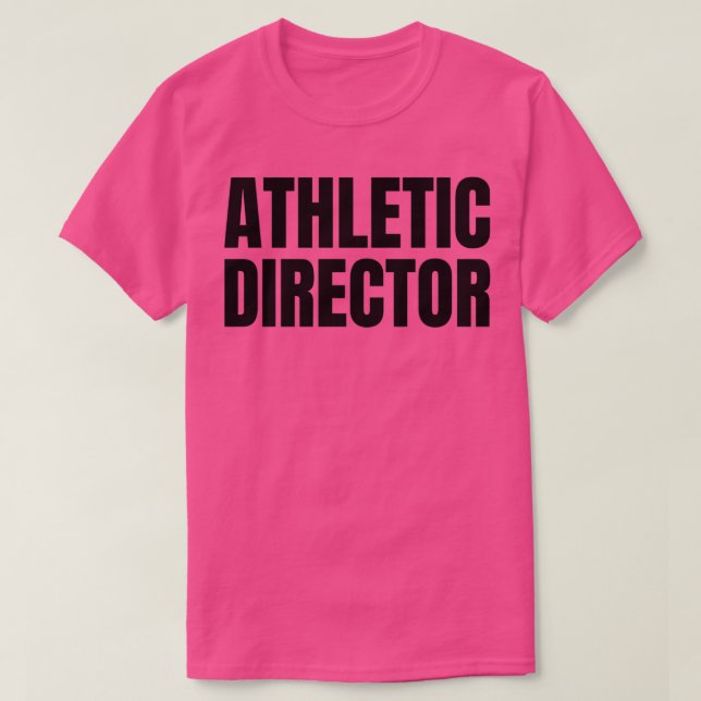 Athletic Director T Shirt (Design framsida)